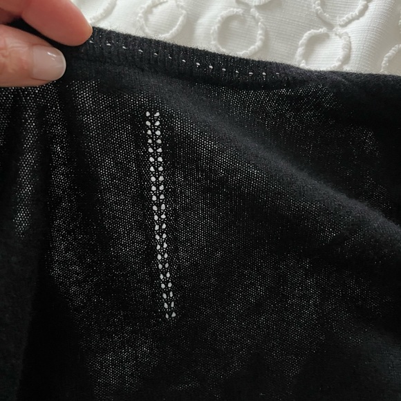 Cute Christopher Fisher 100% cashmere black cardigan. Great condition. - Picture 4 of 4